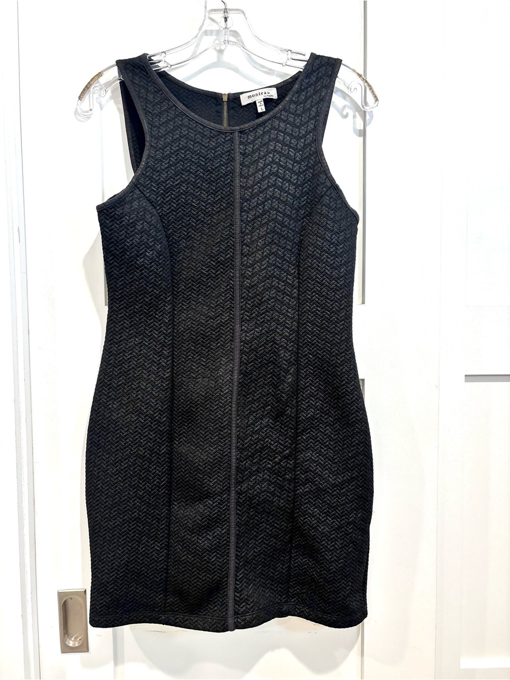 Mossimo Supply Co. Black Textured Mini Dress